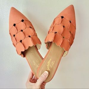 NWOT Seychelles Reminders of You Coral Heart Flats